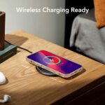 iPhone 14 Pro Max charging wirelessly on