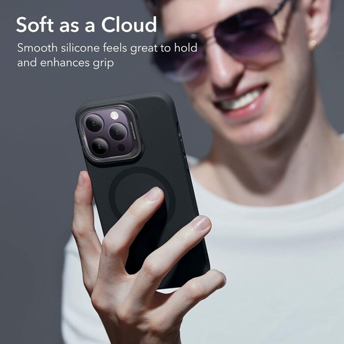 ESR Cloud Kickstand Case for iPhone 14 Pro Max with Soft and Smooth Grip