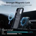 iPhone 14 Pro Max Kickstand Case with Stronger Magnetic Lock