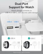 ESR 65W 5 in 1 Magsafe charger stand with USB-C or USB-A charging port