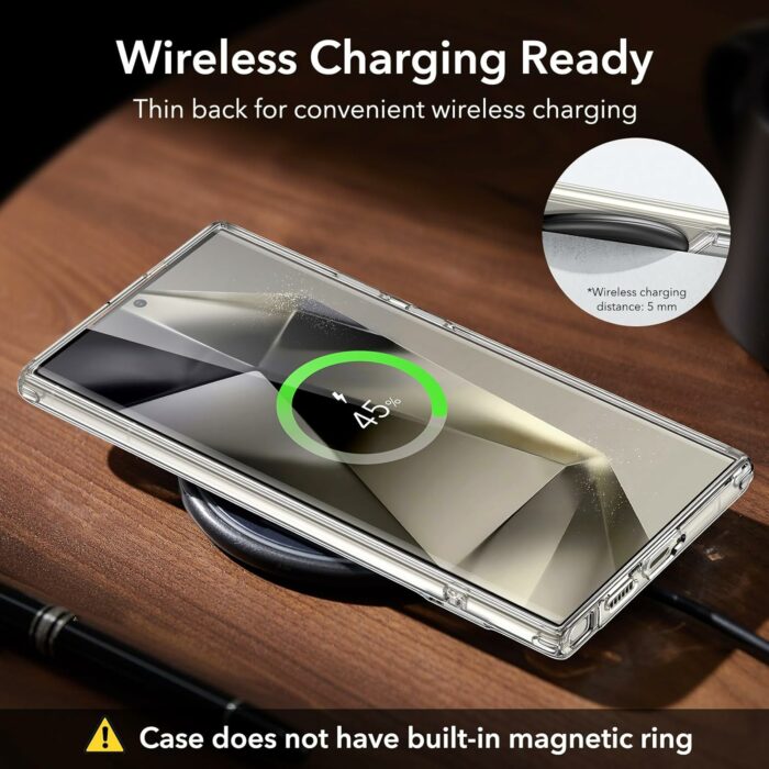 ESR Samsung Galaxy S24 Ultra Case- Ultra Boost- Clear