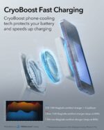 Magsafe 6 in 1 charging station with cryoboost phone cooling feature