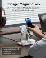 ESR 6 in 1 wireless charger with strong magnetic lock