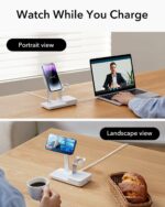 ESR 65W Magsafe charger with two stand viewing mode while charging