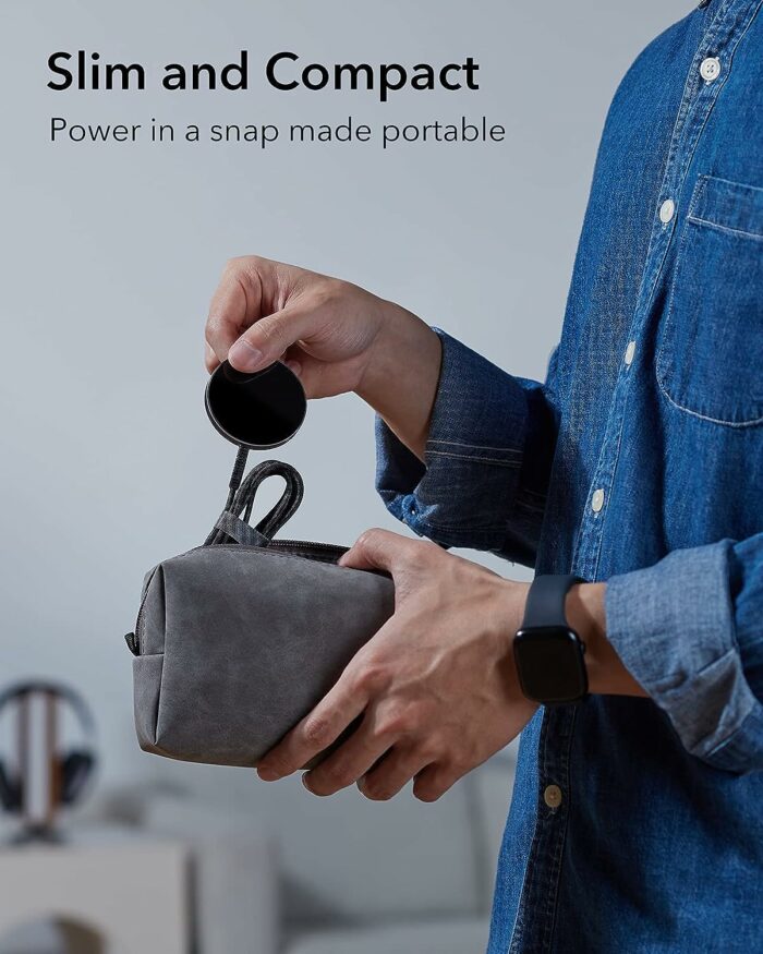 Halolock magsafe charger with easily carring convenience