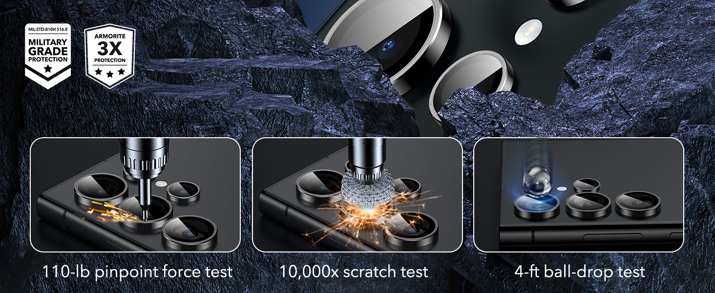 Galaxy S24 Ultra Armorite Camera Lens Protectors