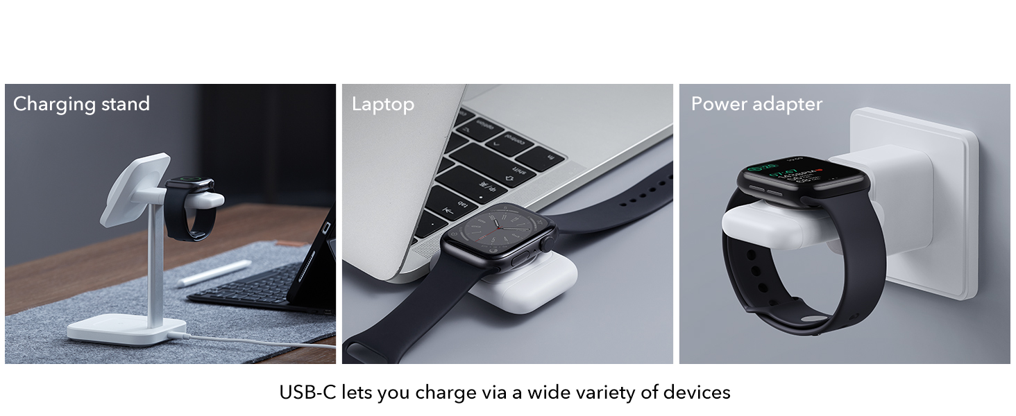 ESR Portable apple watch charger enjoy different charging experience