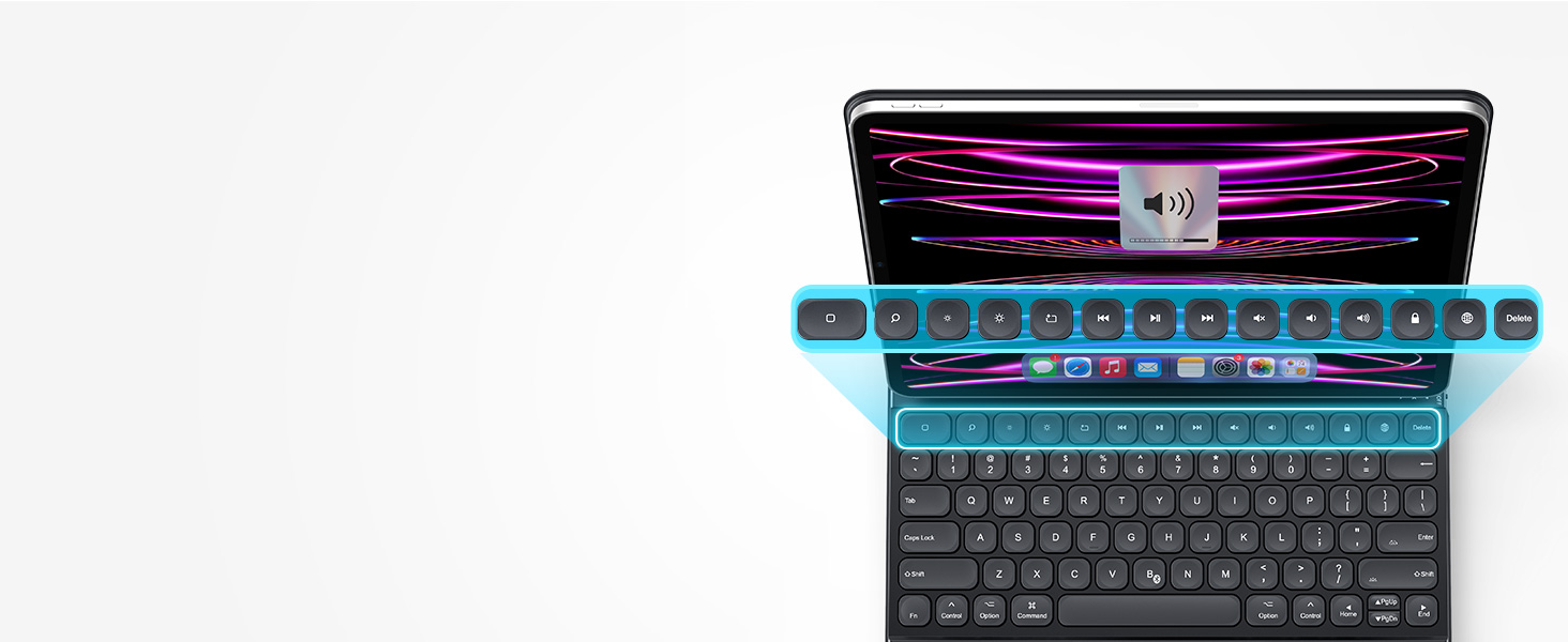 ESR Rebound Magnetic Bluetooth Keyboard Case for iPad