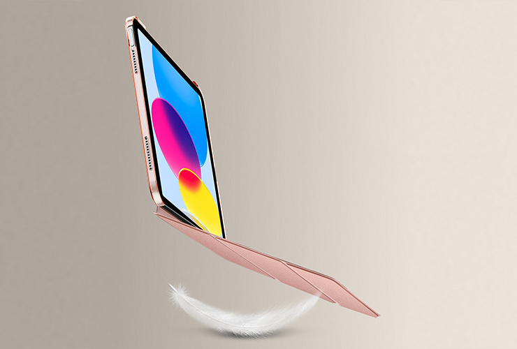 iPad 10 Ascend trifold Case with slim lightweight protection