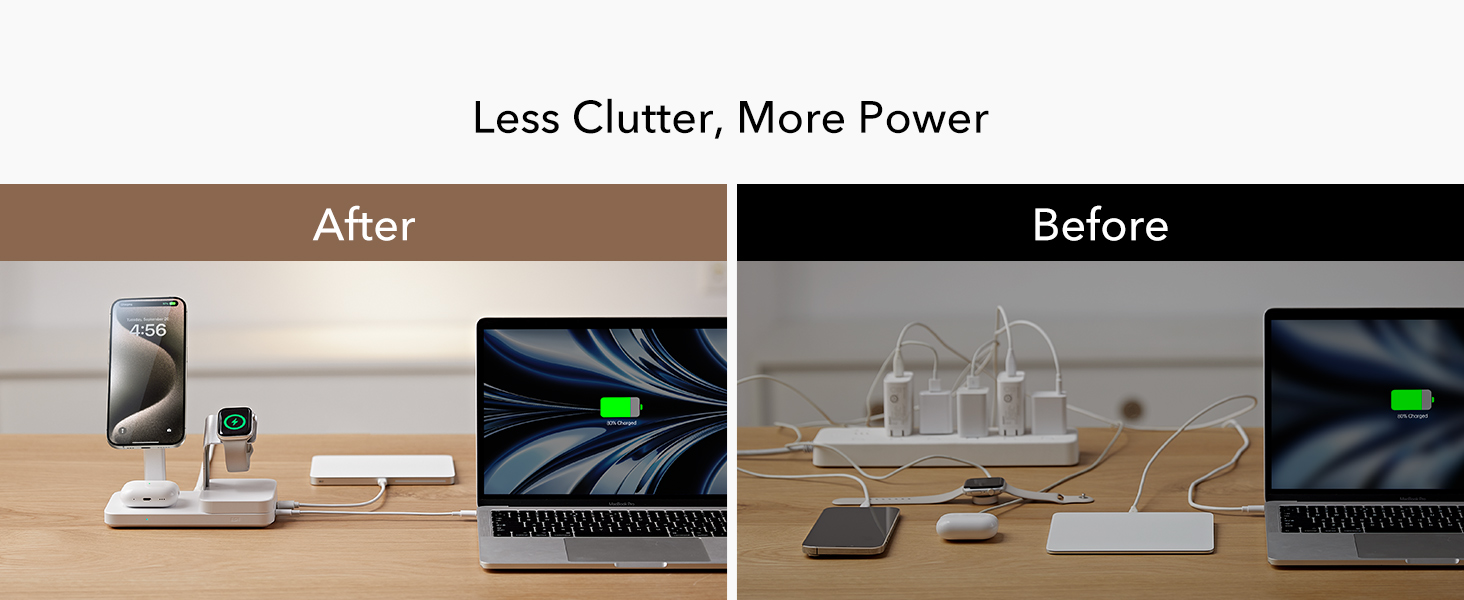 Magsafe Charging Stand with wireless charging experience