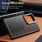 Frosted Black Back Case for Samsung S23 Ultra