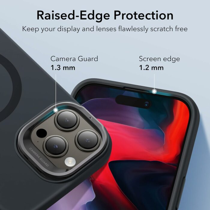 ESR iPhone 15 Pro Max Cloud Kickstand Case - Black