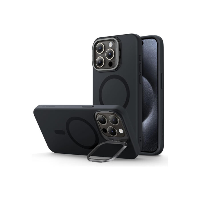 ESR iPhone 15 Pro Max Cloud Kickstand Case - Black
