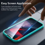 ESR iPhone 15 Pro Max Tempered Glass Screen Protector - How to Install