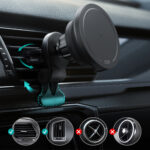 Magsafe Wireless Car Charger for iPhone perfect fit with Air Vent