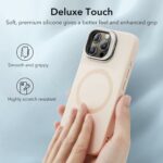 iPhone 15 Pro Max MagSafe Silicone Case with Stand by ESR 1