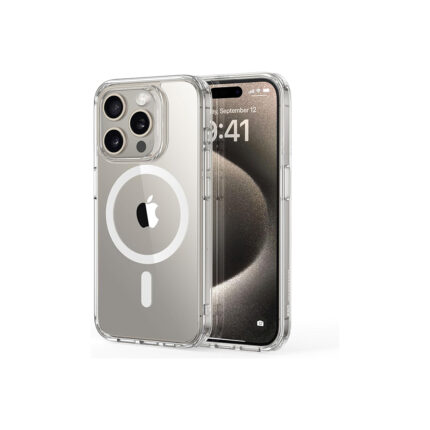 iPhone 15 Pro Max Case- ESR Classic Hybrid with MagSafe- Clear