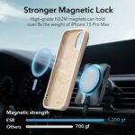 iPhone 15 Pro Max MagSafe Silicone Case with Stand by ESR 1iPhone 15 Pro Max MagSafe Silicone Case with Strong Magnet