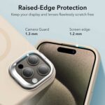 iPhone 15 Pro Max MagSafe Silicone Case with Stand by ESR 1