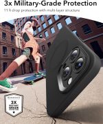ESR iPhone 16 Pro Max Cloud Silicone Case with MagSafe – Black - Image 3