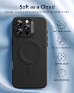ESR iPhone 16 Pro Max Cloud Silicone Case with MagSafe – Black - Image 5