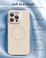 ESR iPhone 16 Pro Max MagSafe Case – Soft Silicone, Cloud Series
