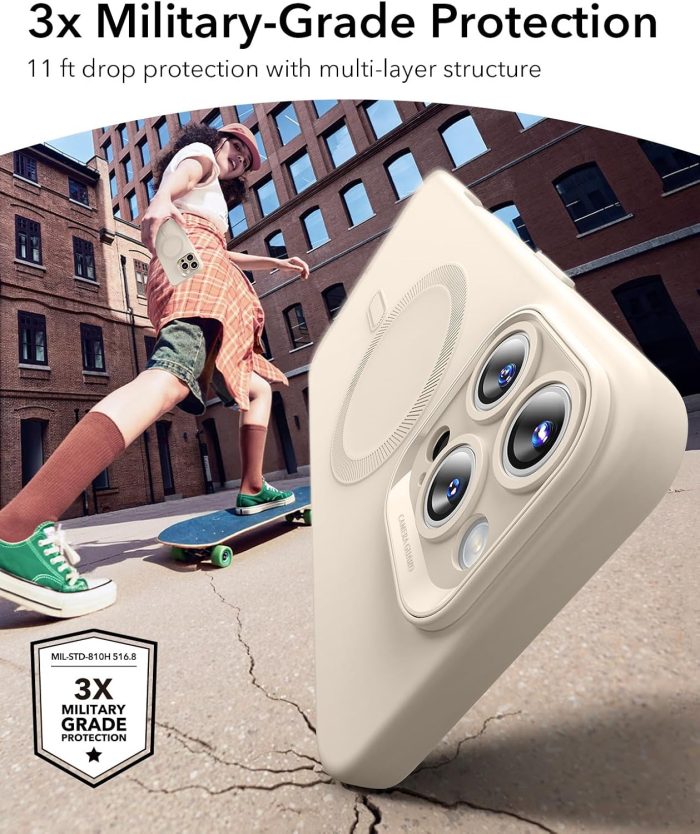 "Drop-resistant and slim ESR MagSafe Case for iPhone 16 Pro Max"