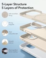 "Drop-resistant and slim ESR MagSafe Case for iPhone 16 Pro Max"