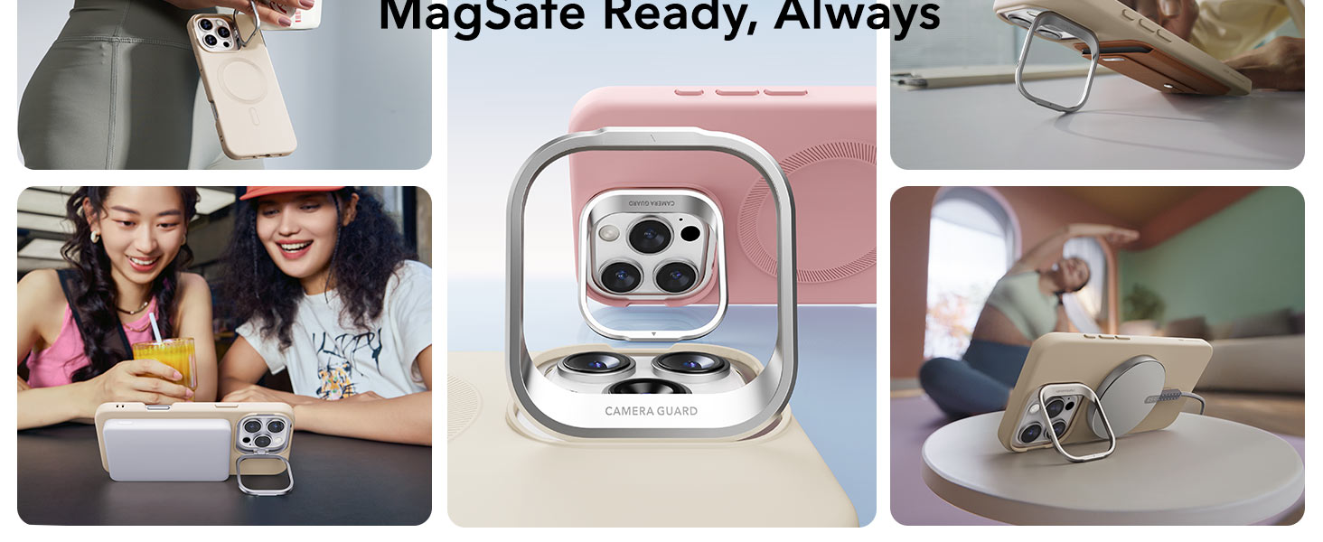 ESR iPhone 16 Pro Max Case with Built-In Stand and MagSafe