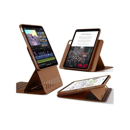 iPad Air 11 Inch Case- ESR Shift Magnetic Case for iPad Air 6- Brown