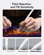 ESR Digital Pencil for iPad – Palm Rejection & Tilt Support, Magnetic Attachment, Compatible with iPad Pro, Air, Mini - Image 4