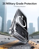 ESR Classic Hybrid Stash Stand Case with Camera Control Button for iPhone 17 Series- Clear - Image 7