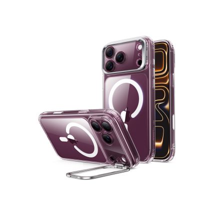 ESR Classic Hybrid Flex Stand Case with Camera Control Button for iPhone 18/17 Series Clear