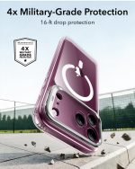 ESR Classic Hybrid Flex Stand Case with Camera Control Button for iPhone 18/17 Series Clear - Image 2