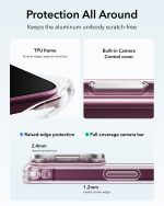 ESR Classic Hybrid Flex Stand Case with Camera Control Button for iPhone 18/17 Series Clear - Image 4