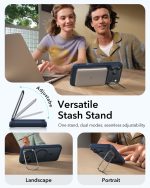 ESR Classic Hybrid Stash Stand Case with Camera Control Button for iPhone 17 Series- Frosted Blue - Image 2