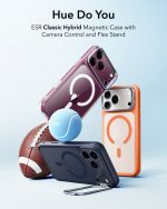 ESR iPhone 18 Pro Max Case with Flex Stand- Frosted Orange