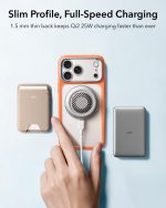 ESR iPhone 18 Pro Max Case with Flex Stand- Frosted Orange