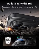 ESR Armorite Pro Full Coverage Camera Lens Protector for iPhone 18/17 Series - Image 3