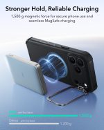 ESR Cyber Tough Magnetic Flex Stand Case with Camera Control Button for iPhone 18/17 Series Black - Image 2