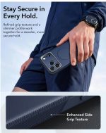 ESR Cyber Tough Magnetic Flex Stand Case with Camera Control Button for iPhone 18/17 Series Blue - Image 6