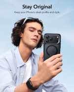 ESR Classic Hybrid Stash Stand Case with Camera Control Button for iPhone 17 Series- Frosted Black - Image 2