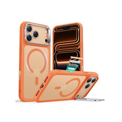 ESR iPhone 17 Pro Max Case with Stash Stand- Frosted Orange