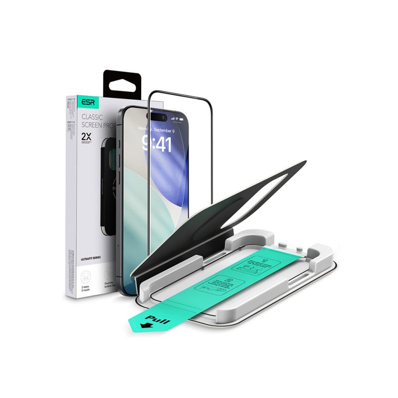 ESR iPhone 17 Pro Max Screen Protector- Ultrafit Classic Tray