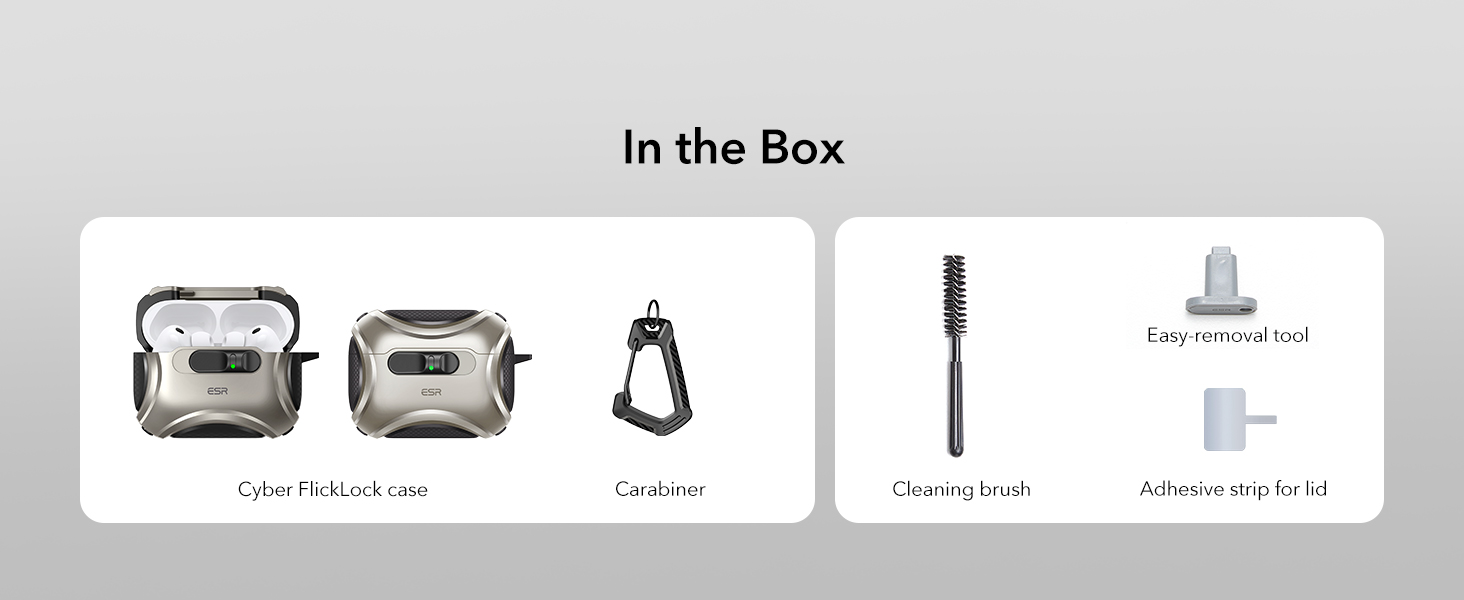 ESR Cyber Magnetic Case for Airpods Pro 3