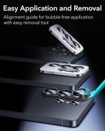 ESR for Samsung Galaxy S26 Ultra Armorite Individual Camera Lens Protector, Ultra-Thin Case Friendly, Clear - Image 6