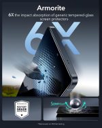 ESR for Samsung Galaxy S26 Ultra, Armorite Privacy Screen Protector, 6X Ultra Anti-Spy Tempered Glass with UltraFit Tray, 2 Pack - Image 3