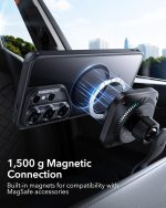 ESR Classic Hybrid Case with MagSafe for Samsung Galaxy S26 Series, Clear Black - Image 4