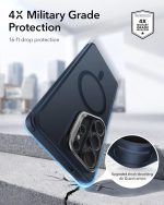ESR for Samsung Galaxy S26 Ultra Classic Stash Stand Case with MagSafe, Scratch-Resistant Back Cover, Frosted Blue - Image 3