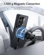 ESR for Samsung Galaxy S26 Ultra Classic Stash Stand Case with MagSafe, Scratch-Resistant Back Cover, Frosted Black - Image 5